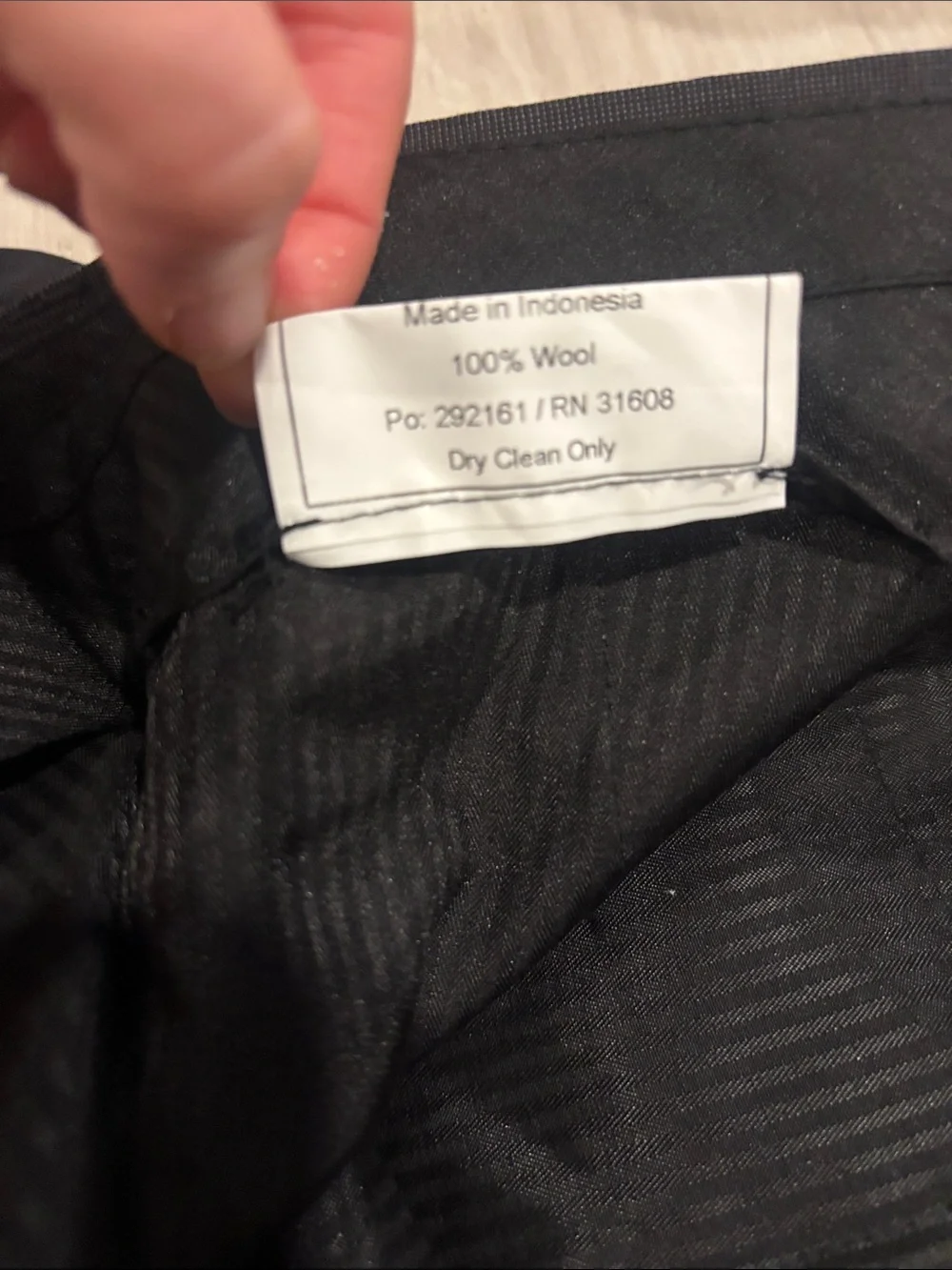 Men's Classic Black Dress Pants